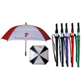 Square 2 Tone Golf Umbrella (60" Arc)